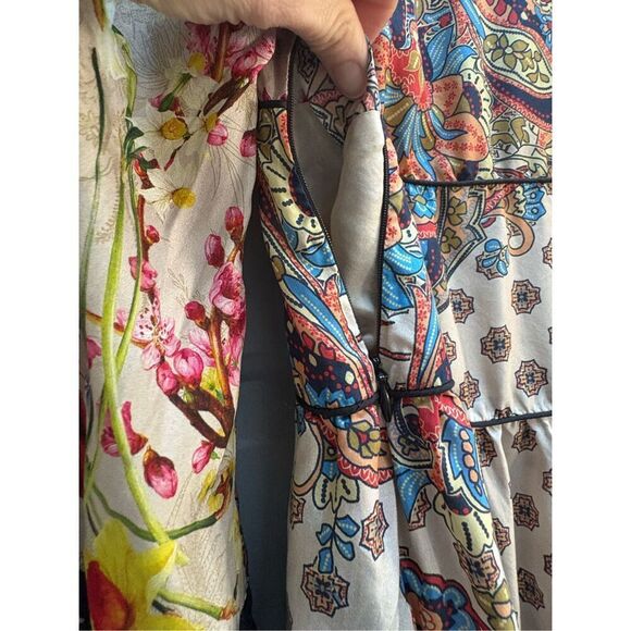 Jhonny Was TIERRA ZONIA DRESS 100% silk - Picture 16 of 16